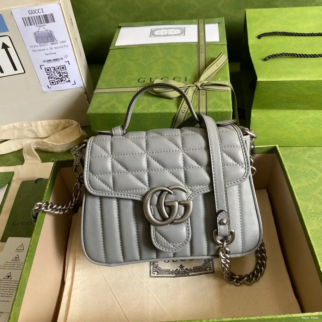 Hyperpeter Bag Mini GG GUCCI Handle Marmont Top 0624